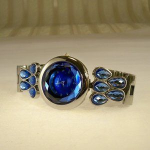 Genoa 18K White Gold IP *Crystals Watch